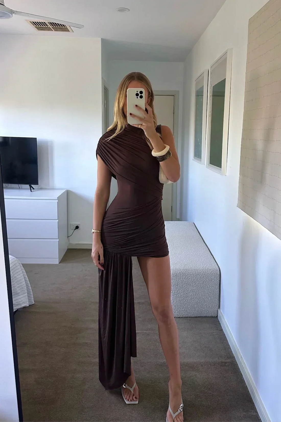 Josie High Neck Mini Dress