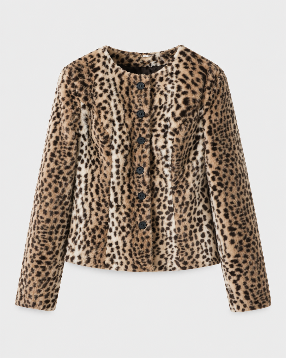 Leopard Faux Fur Blazer