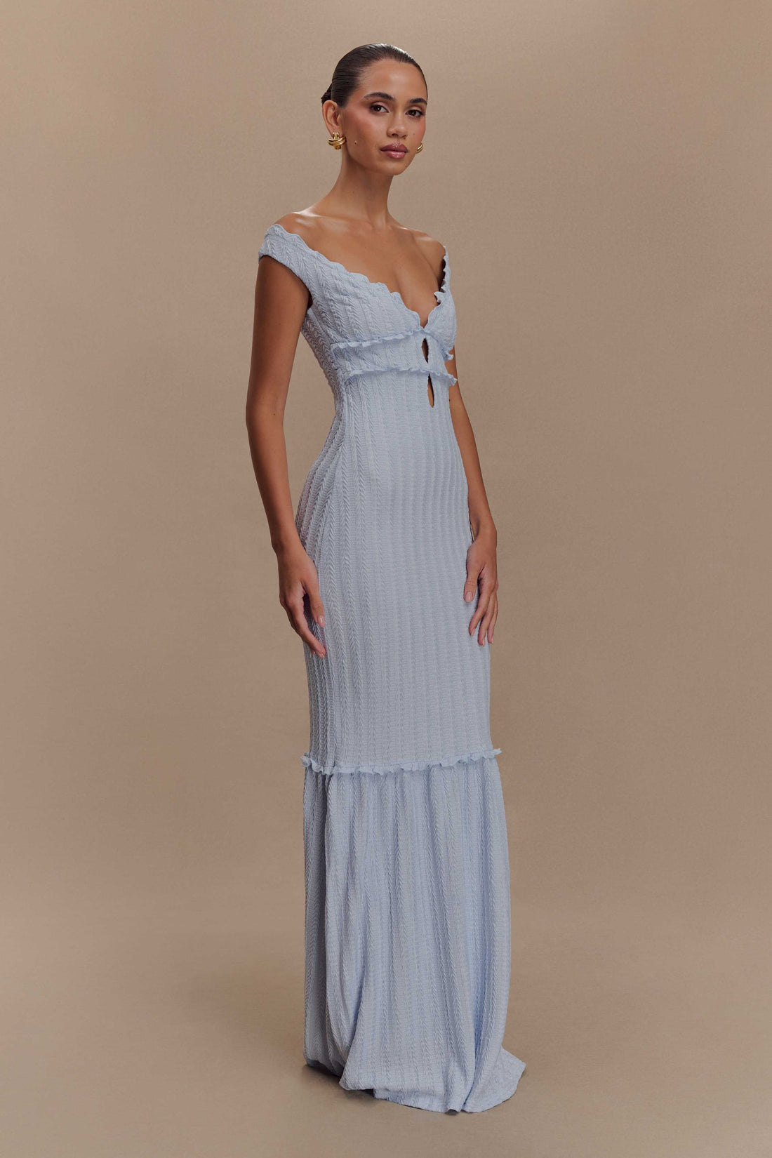 Natalie Off Shoulder Maxi Dress
