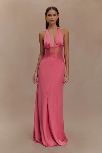 Dinah Lace And Satin Dress