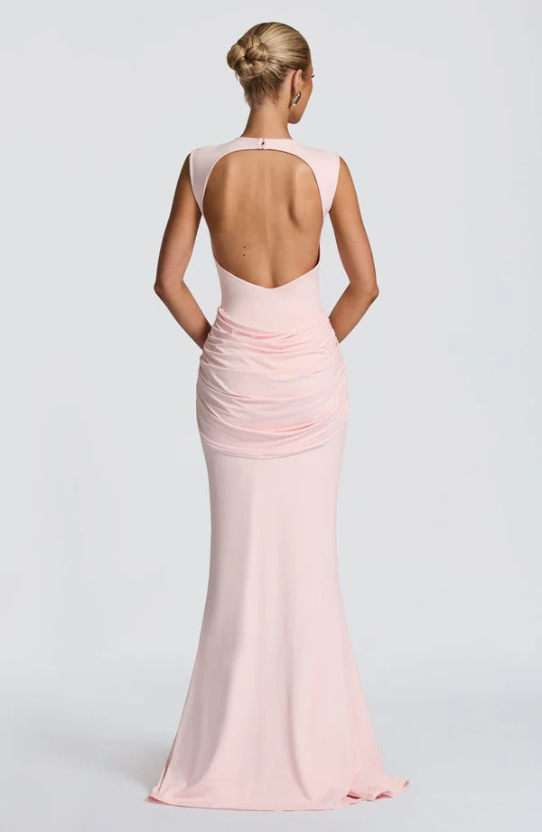 Lorenza Pink Maxi Dress
