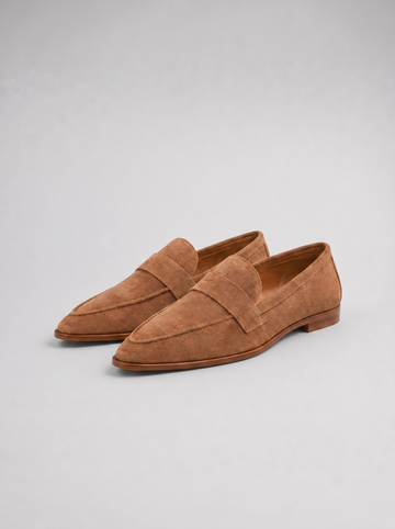 Women's Pointed Toe Suede Style Loafers